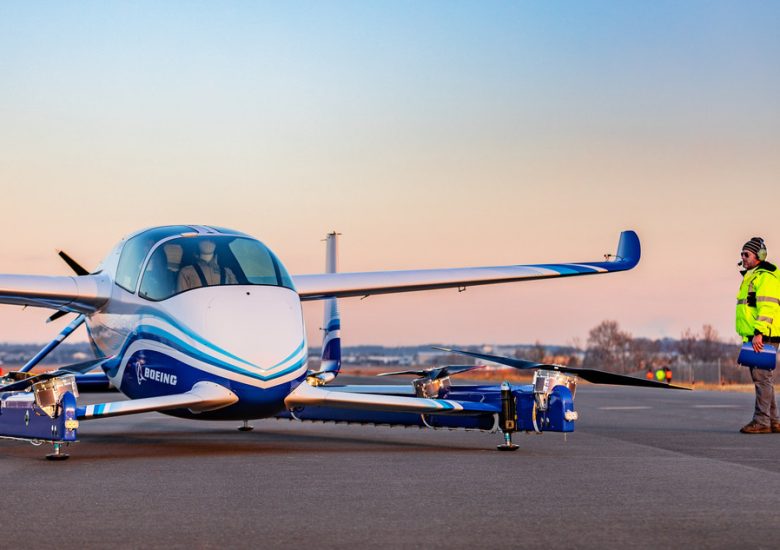 Boeing just successfully tested its first electric flying air taxi