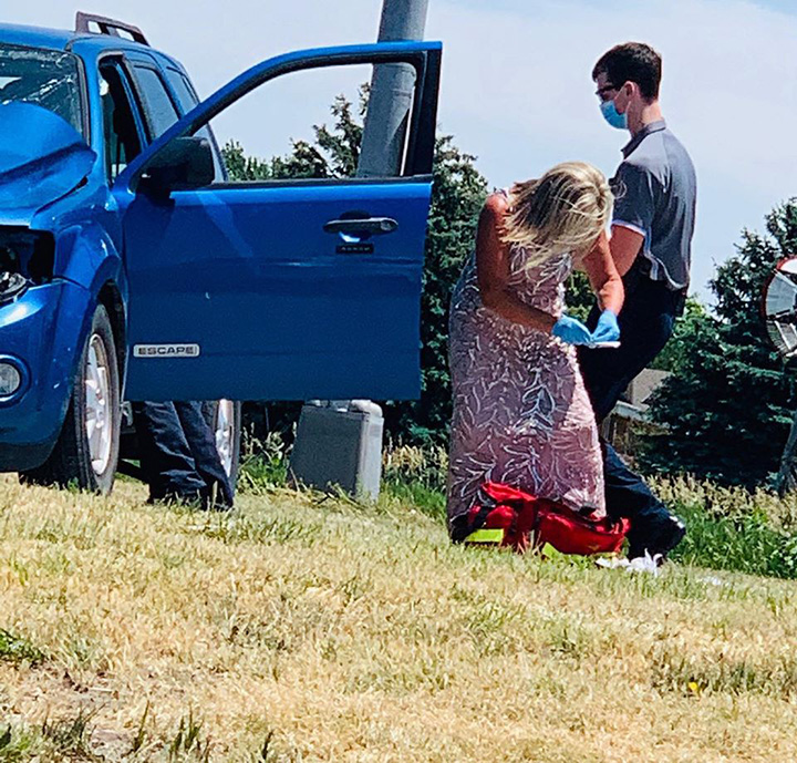 This nurse stopped and saved a life while on the way to her daughter’s wedding