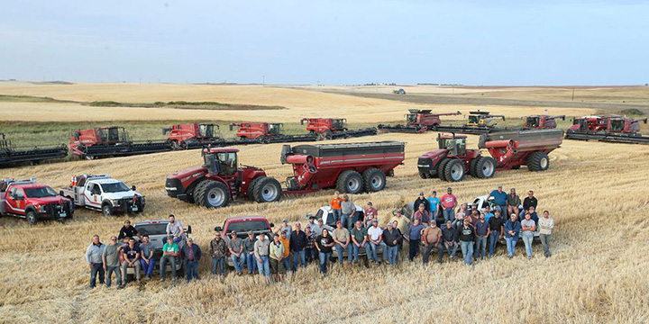 Farmers in North Dakota cut 1,000 acres for fellow farmer who suffered heart attack